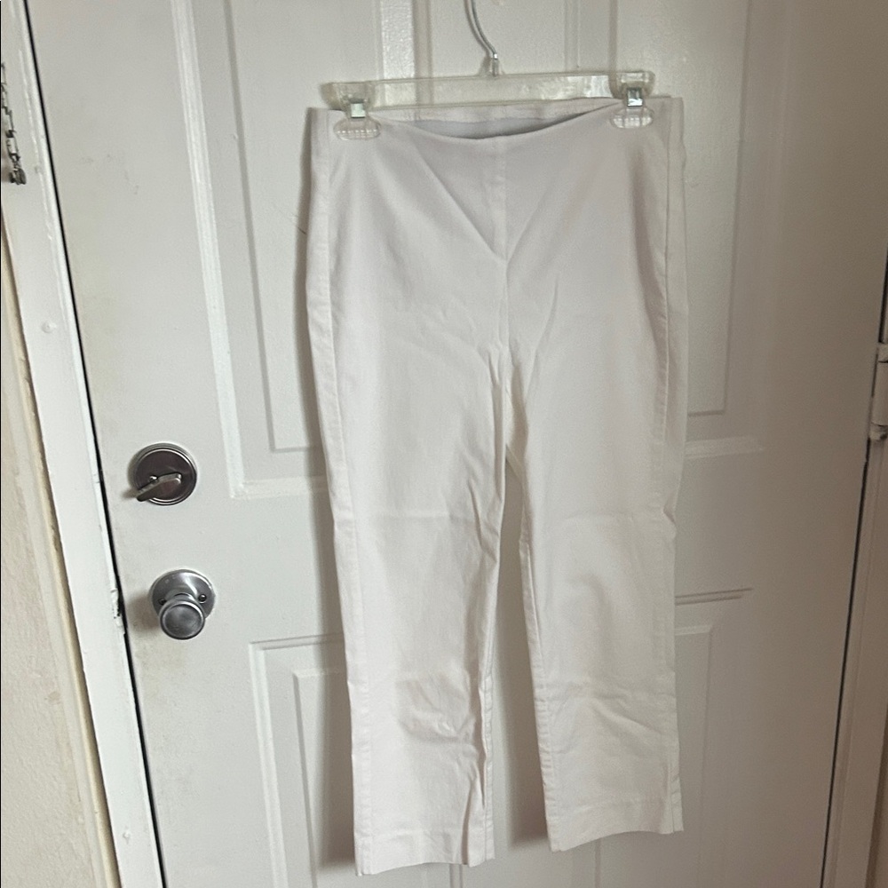 Chico's Crisp White Ankle Pants